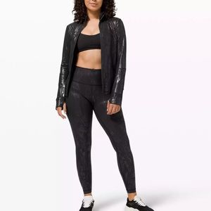 Lululemon Define Size 4 Shine Special Edition Jacket Black Acclimatize Foil NWT